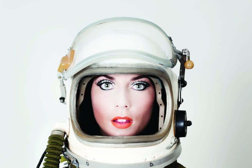 Project Photography of Woman In Space Suit